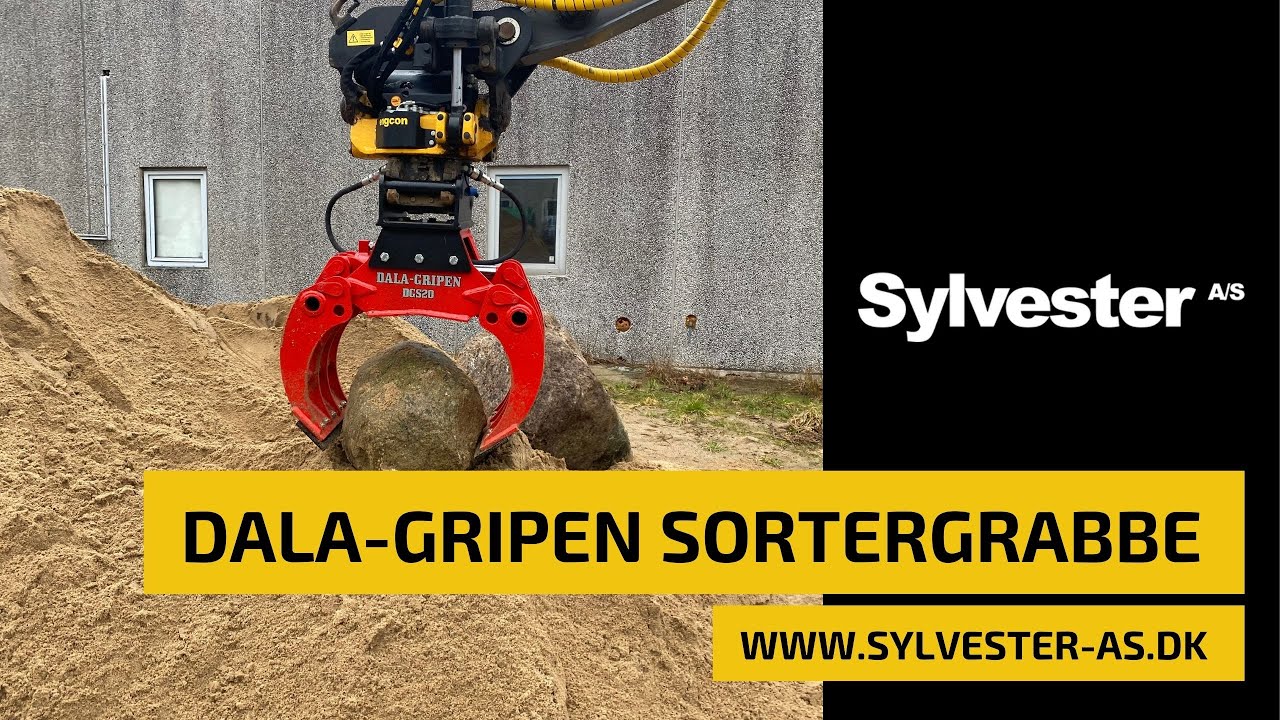 Dala-Gripen Sortergrabbe: Redskaber til entreprenørmaskiner