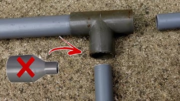 Thủ thuật nối ống nước không cùng kích thước siêu tiết kiệm! Mẹo tái sử dụng chai nhựa cũ.