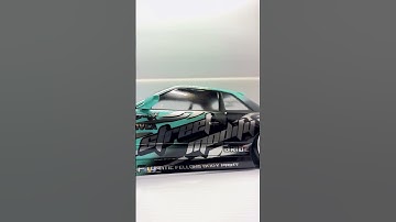 All made with paint. Customizing RC drift bodyshells with airbrushing techniques