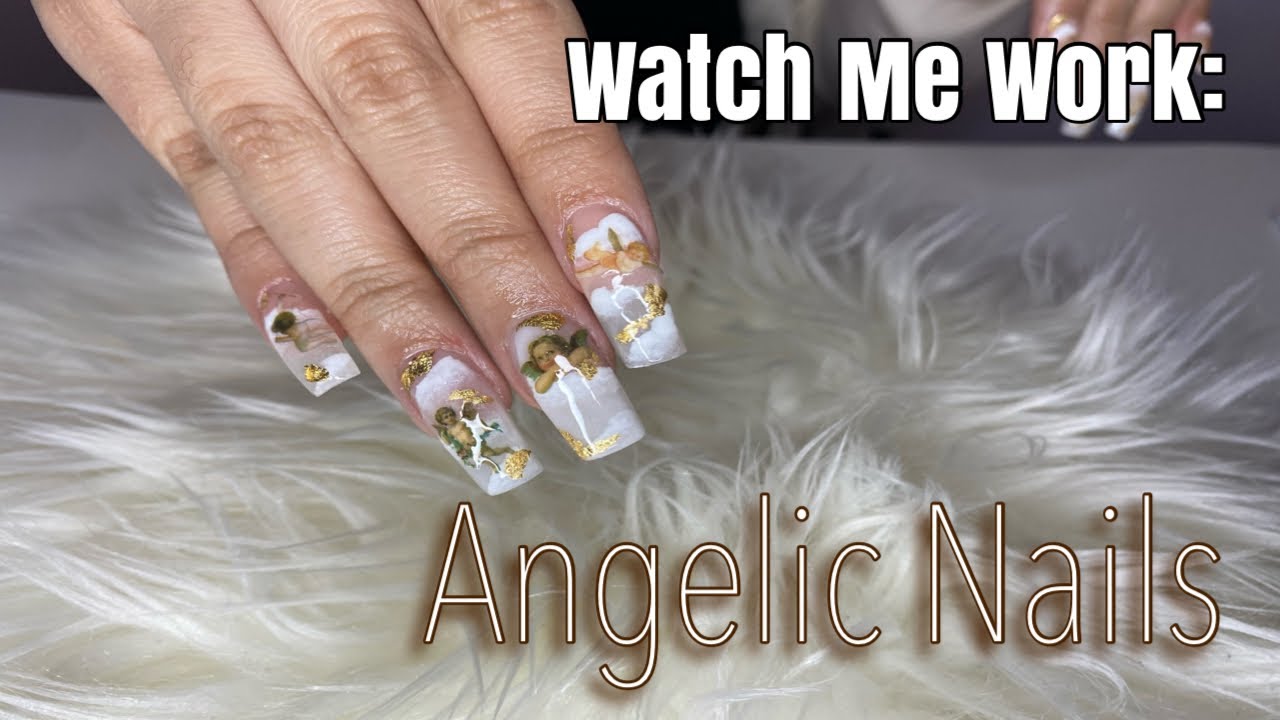 Watch Me Work I Angelic Nails | Acrylic Nails Tutorial