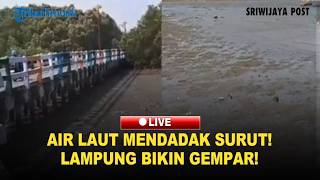 🔴AIR LAUT MENDADAK SURUT DRASTIS! Pesisir Lampung Geger, Bertepatan Erupsi Anak Krakatau?!