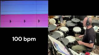 Metronome Practice 60 To 200 Bpm Drum Set