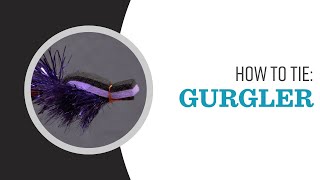 The ULTIMATE topwater fly: Saltwater Gurgler  Tying Instructions.