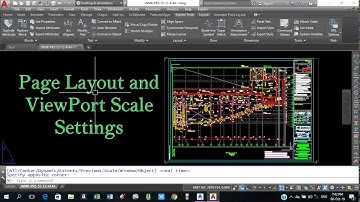 Layout page setup manager and drawing viewports  scales in autocad