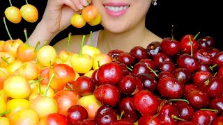 Fruit Asmr Asmr Cherries Platter Rainier Cherries Red Fresh Cherries Tracyn Asmr