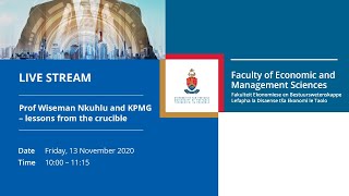 Prof Wiseman Nkuhlu and KPMG – lessons from the crucible