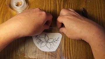 Glad Press N Seal Method for transferring images to hats for burning