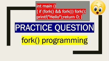 fork() Programming Practice Question UGC NET - GATE PYQs