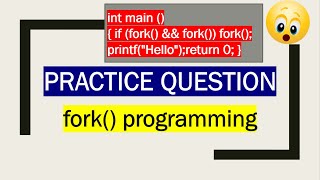 fork() Programming Practice Question UGC NET - GATE PYQs Profile