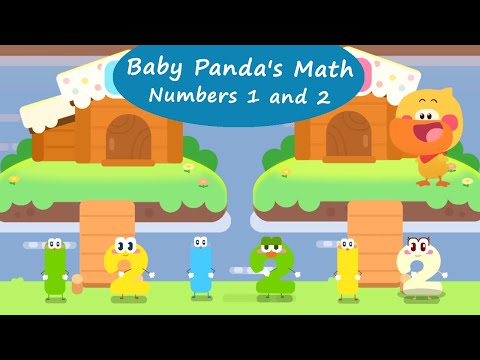 Baby Panda's World Of Math #60 - Learn Numbers 1 and 2 with Quacky | BabyBus Games