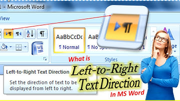 Left-to-Right Text Direction 💫 What is Left-to-Right Text Direction in MS Word 💞 MS Word Tutorial