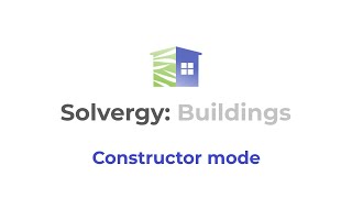 Solvergy: Buildings. "Constructor" mode tutorial. Calculate building's energy efficiency using AI screenshot 2