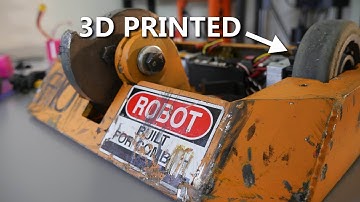3D Print Durability in Robot Combat (the Chronicles of Vanguard)