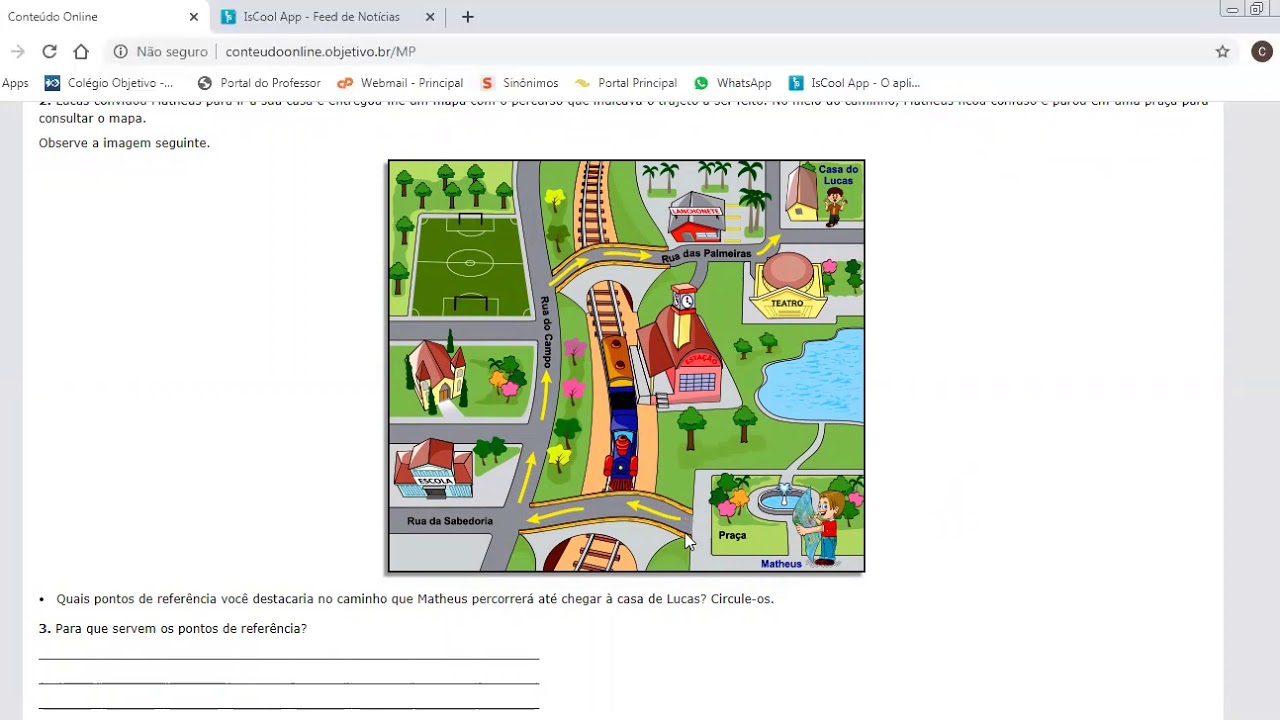 Ponto De Referência Ou Referencial Para Você Neste Instante
