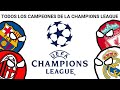 TODOS LOS CAMPEONES DE LA CHAMPIONS LEAGUE (1956-2019)