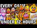 How I beat EVERY FNAF game in UNDER 12 HOURS