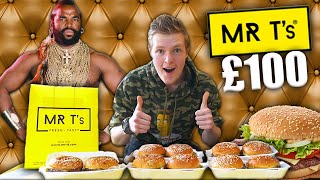 MR T's £100 BURGER CHALLENGE!