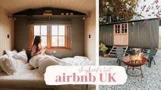 Airbnb UK ✨ Shepherd's Hut Glamping in England!