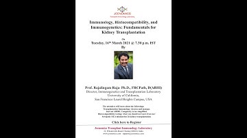 Immunology, Histocompatibility, and Immunogenetics: Fundamentals for Kidney Transplantation