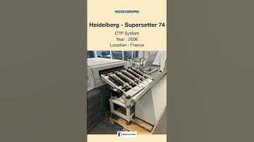 Preowned CTP Systems Machine for SALE | Heidelberg - Supersetter 74 | @Machinedalal