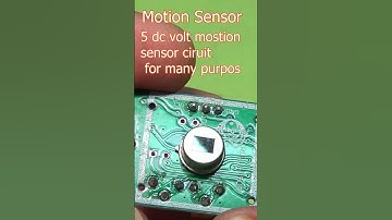 Motion Sensor Circuit Inside #technology #electrcal #experiment #electronics