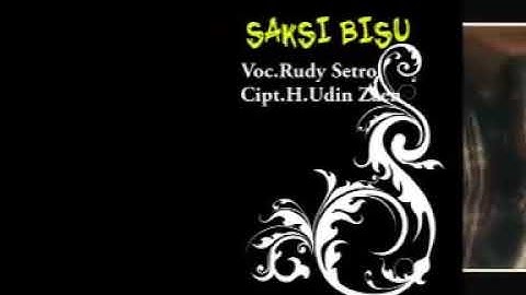 Rudy setro saksi bisu