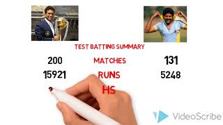 Sachin Ramesh Tendulkar vs Kapil Dev Batting comparison in ODI & Test cricket matches | Video Corner