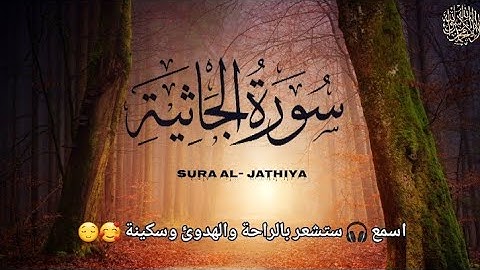 من سورة الجاثية|| تلاوة خاشعة 🥺🥀( بصوت القارئ منير نور السلام) ارح مسامعك قبل النوم