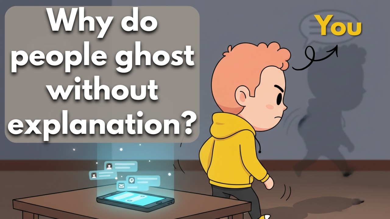 Why do people ghost without explanation?
