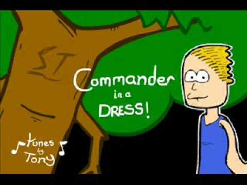 Commander in a dress (the Space Tree theme)