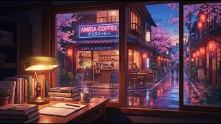 Rainfall + Nostalgic Coffee Ambience ☕ Lofi Chillhop from Retro 80s Tokyo Café #3