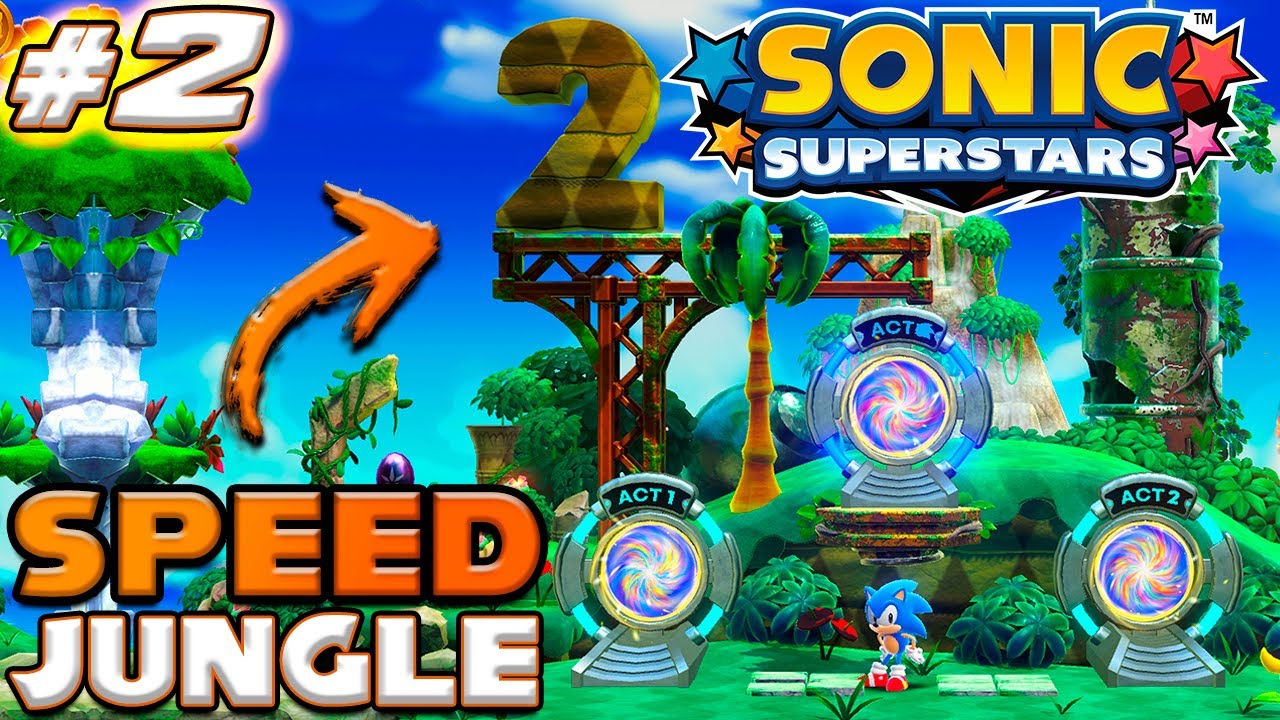 Sonic Superstars #2, Speed Jungle, Português 4K