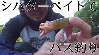 【シバターの釣り】自分の顔のルアーでブラックバスを釣る！