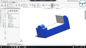 Solidworks Modeling of a bench vice. Part 1: The Body
