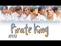 Gambar cover ATEEZ _ Pirate King 해적왕 Color Coded Lyrics | han, rom, eng