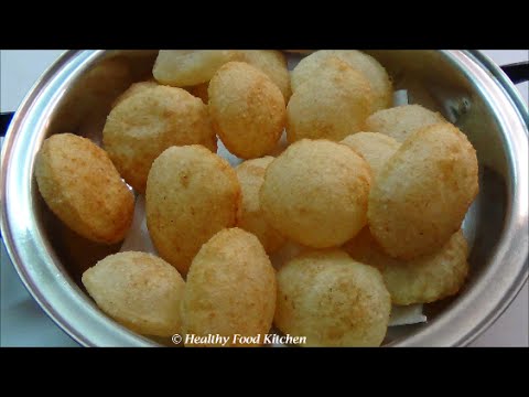 Puri for Pani Puri Recipe-How to make Golgappa Puri Recipe - Evening Snacks Recipe