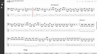 Sum 41 - Over My Head (Better Off Dead) (BASS TAB PLAY ALONG)