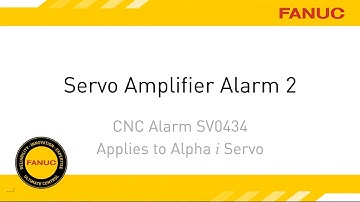 Alarm 2 Troubleshooting for FANUC CNC Servo Amplifier