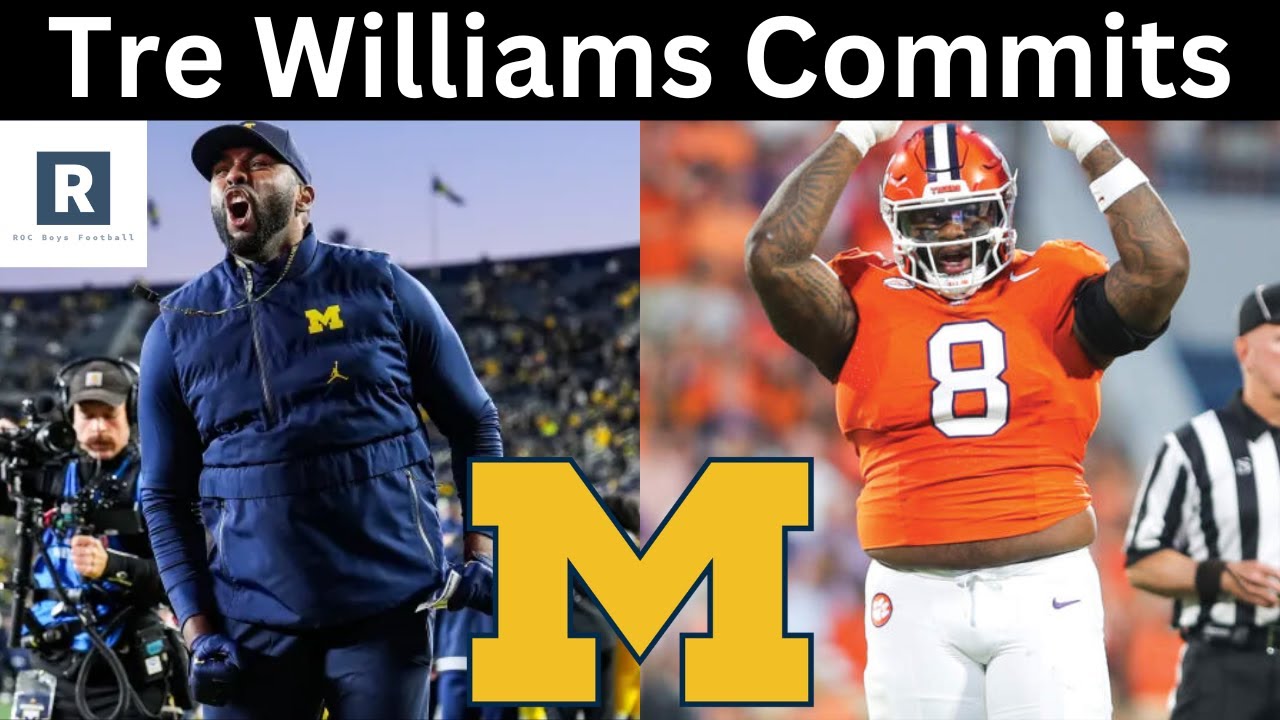 Tre Williams Commits To Michigan | Michigan Football Transfer Portal News