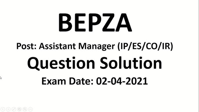 Bepza Question Solution: Unlock Exam Success Today