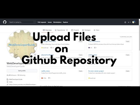 How to add files in Github Repository | Upload Files in GitHub's web interface | Github Tutorial