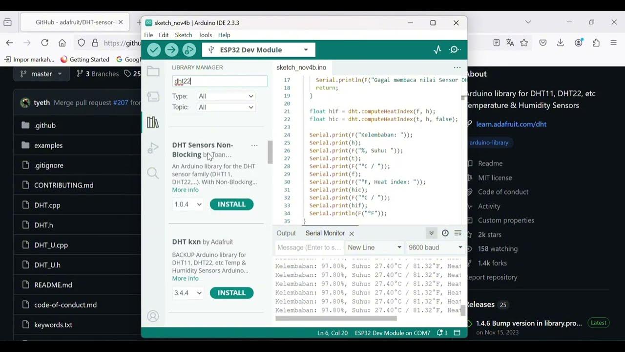 Menambah library pada arduino ide youtube