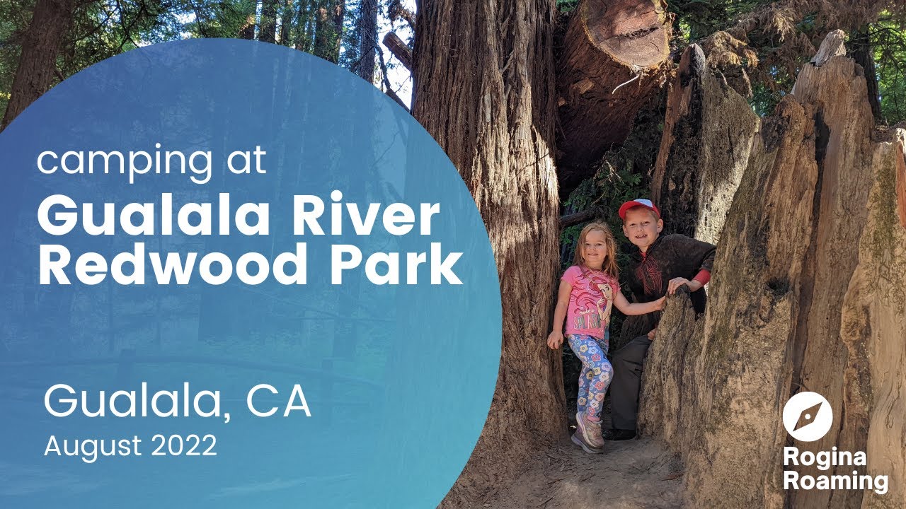 Camping at Gualala River Redwood Park (Campsite 226) YouTube