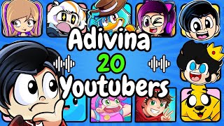 KARIM Adivina 20 YOUTUBERS Por La CANCIÓN! 🎶 Los Del Pueblo ❤️ Lyna 💜 Chuymine ¿Adivina Quién Canta? screenshot 2