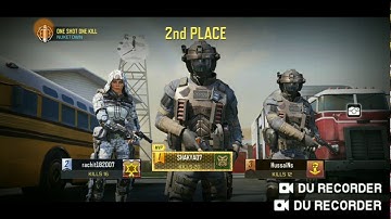Call of duty Mobile multiplayer one shot one kill gameplay
