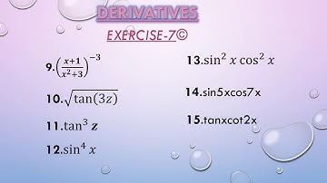 Derivative : Chain rule Exercise - 7(c) For HSC +2 students///With sambalpuri language.