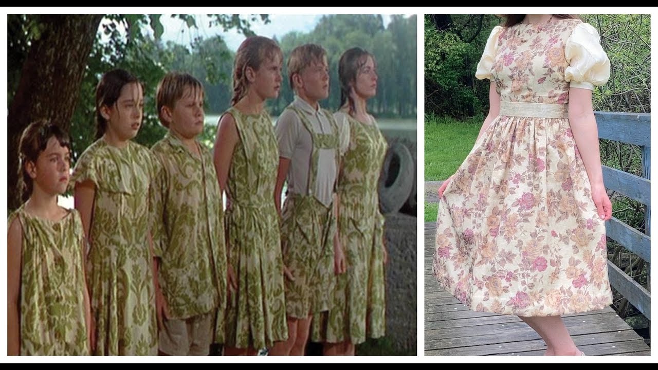 Making a 'Sound of Music' inspired curtain dress!!! thriftflip YouTube