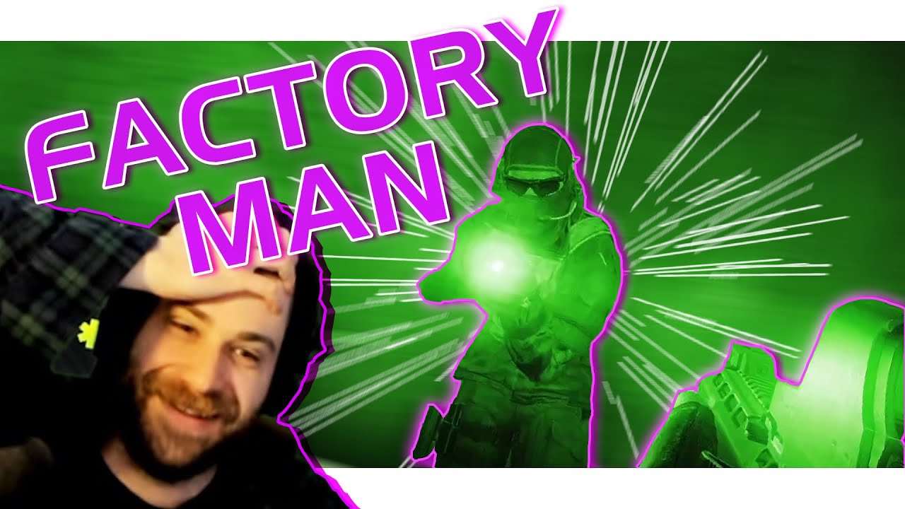 Being Very Large in Night Time Factory...