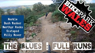 The Blues at Bikepark Wales  Full Runs