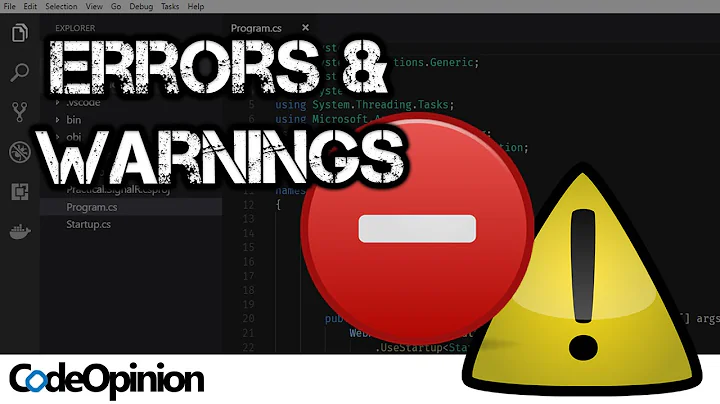 Configuring Errors and Warnings in C#